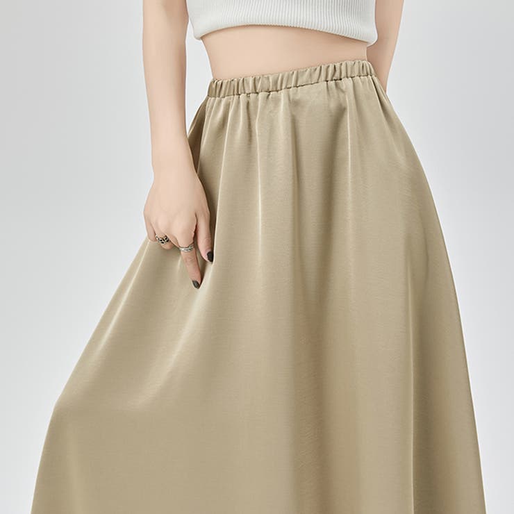 選べる4TYPEハイウエストワイドパンツ&ロングスカート | Doux Belle  | 詳細画像12 