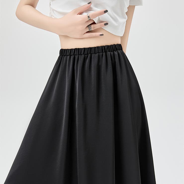 選べる4TYPEハイウエストワイドパンツ&ロングスカート | Doux Belle  | 詳細画像16 