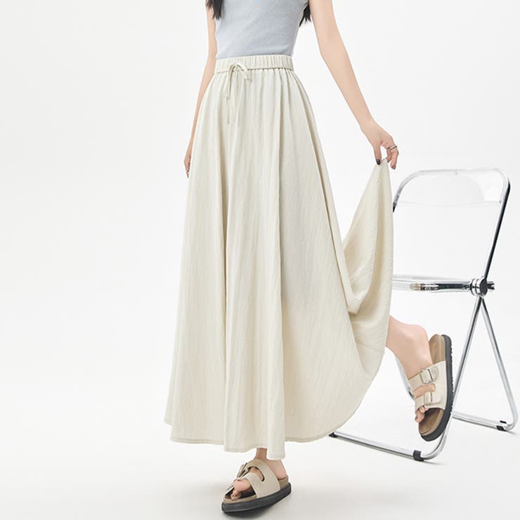 選べる4TYPEハイウエストワイドパンツ&ロングスカート | Doux Belle  | 詳細画像18 