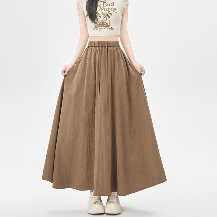 選べる4TYPEハイウエストワイドパンツ&ロングスカート | Doux Belle  | 詳細画像19 