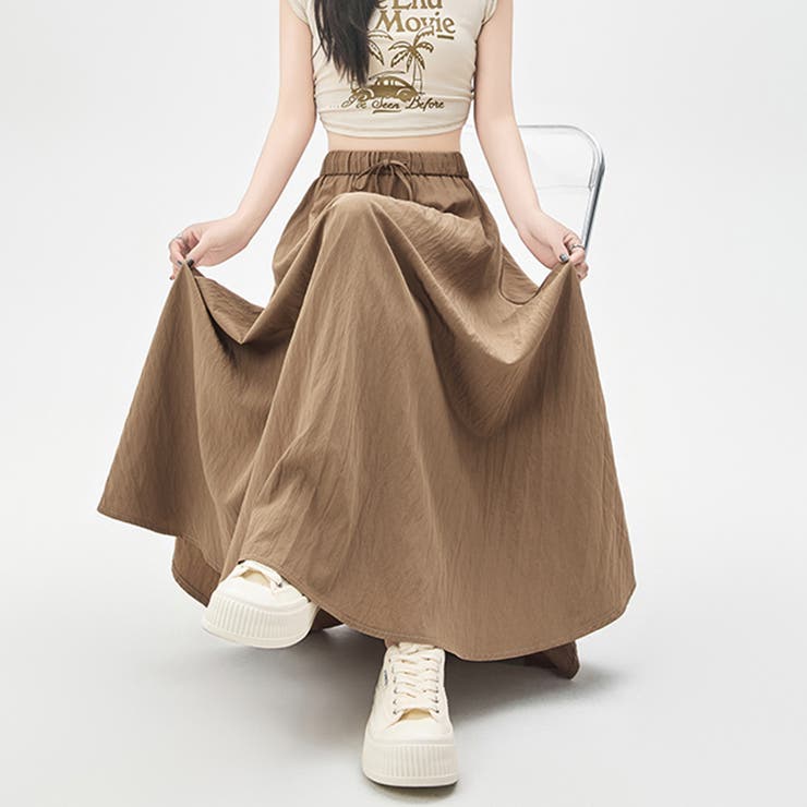 選べる4TYPEハイウエストワイドパンツ&ロングスカート | Doux Belle  | 詳細画像20 