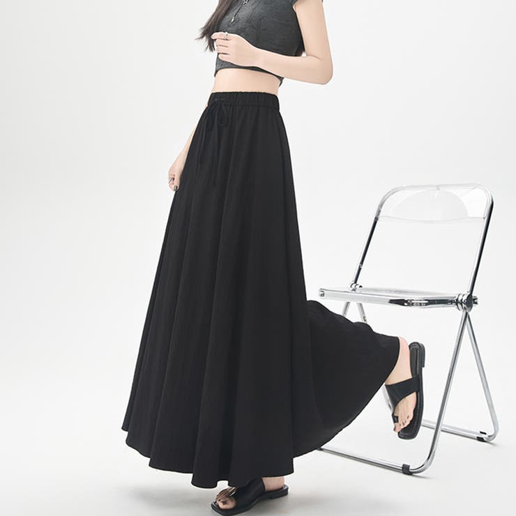 選べる4TYPEハイウエストワイドパンツ&ロングスカート | Doux Belle  | 詳細画像24 