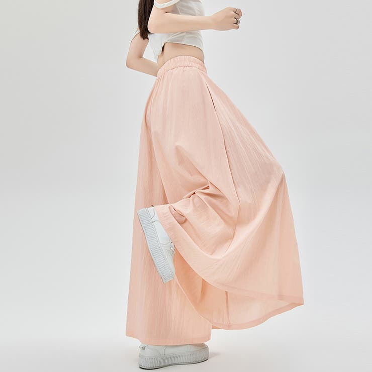 選べる4TYPEハイウエストワイドパンツ&ロングスカート | Doux Belle  | 詳細画像5 