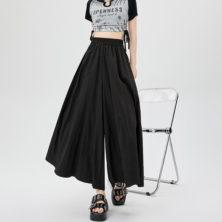 選べる4TYPEハイウエストワイドパンツ&ロングスカート | Doux Belle  | 詳細画像7 