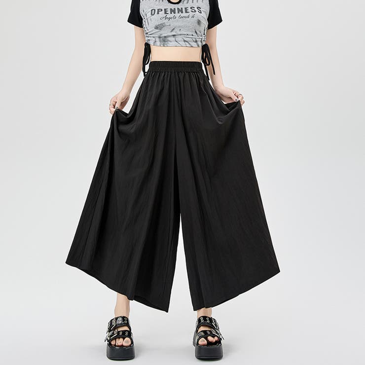 選べる4TYPEハイウエストワイドパンツ&ロングスカート | Doux Belle  | 詳細画像8 