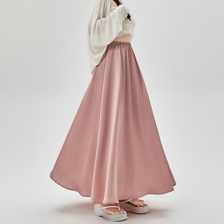 選べる4TYPEハイウエストワイドパンツ&ロングスカート | Doux Belle  | 詳細画像9 