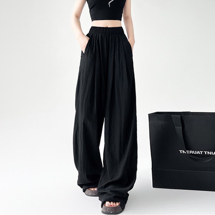 ハイウエストロングパンツ | Doux Belle  | 詳細画像16 