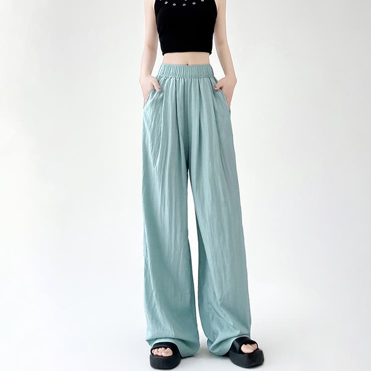 ハイウエストロングパンツ | Doux Belle  | 詳細画像9 