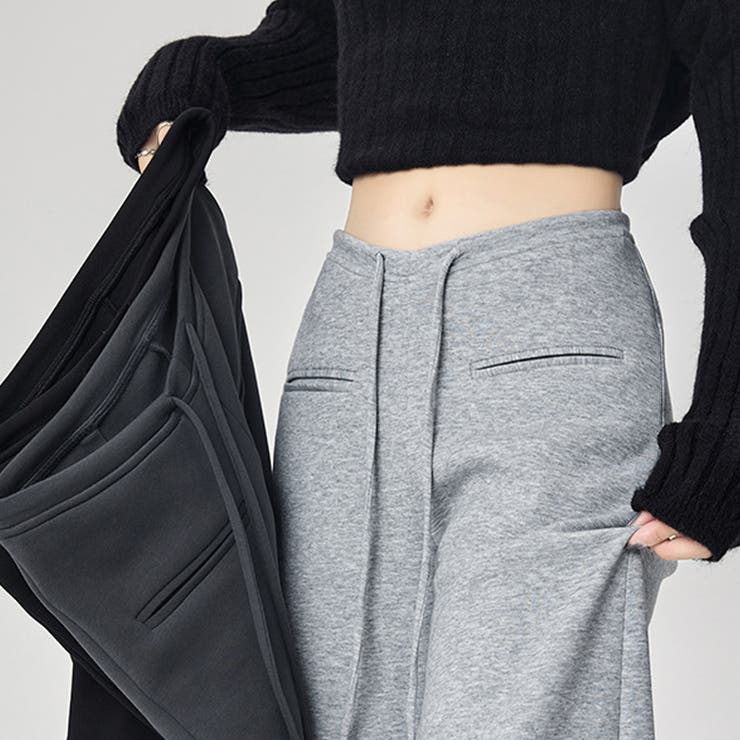 ハイウエストワイドスエットパンツ | Doux Belle  | 詳細画像4 