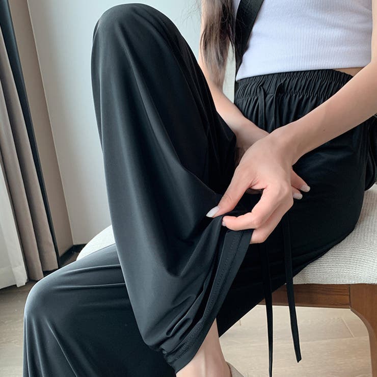 ストレートルーズパンツ | Doux Belle  | 詳細画像8 