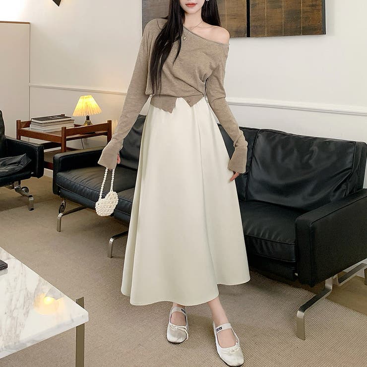 Aラインフレアスカート | Doux Belle  | 詳細画像8 