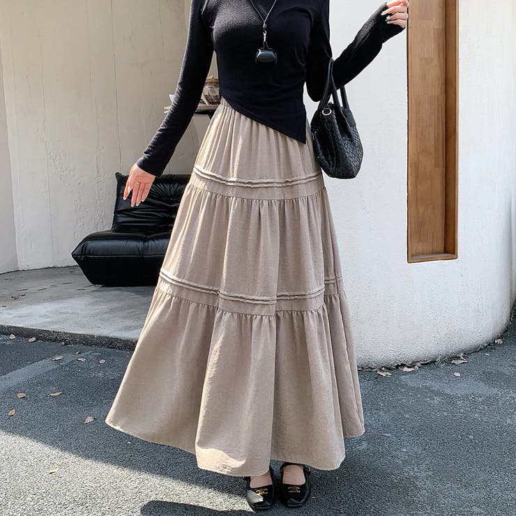 ティアードロングスカート | Doux Belle  | 詳細画像1 