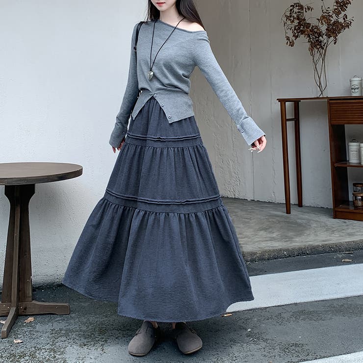 ティアードロングスカート | Doux Belle  | 詳細画像13 