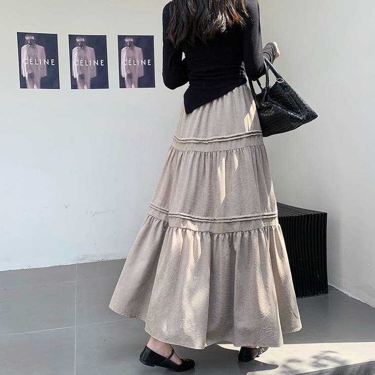 ティアードロングスカート | Doux Belle  | 詳細画像3 
