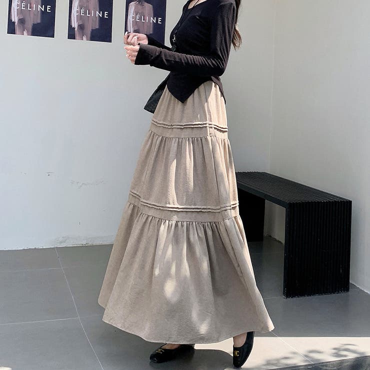 ティアードロングスカート | Doux Belle  | 詳細画像4 