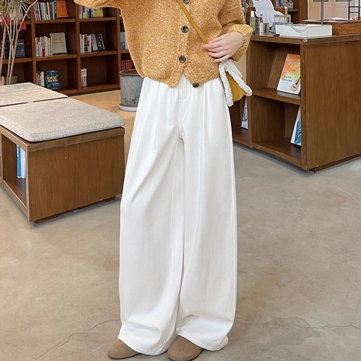 裏起毛あったかワイドパンツ | Doux Belle  | 詳細画像8 