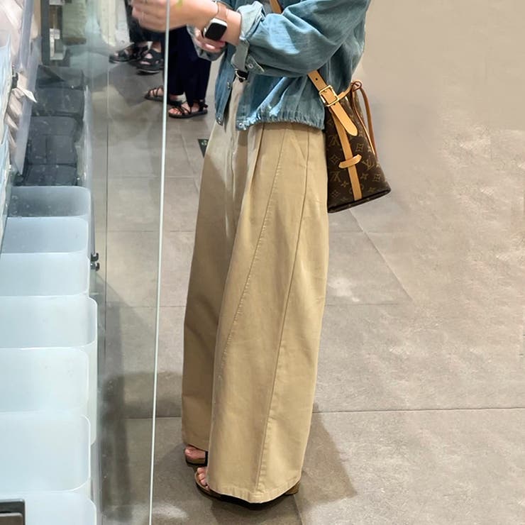 タック入りワイドパンツ | Doux Belle  | 詳細画像4 