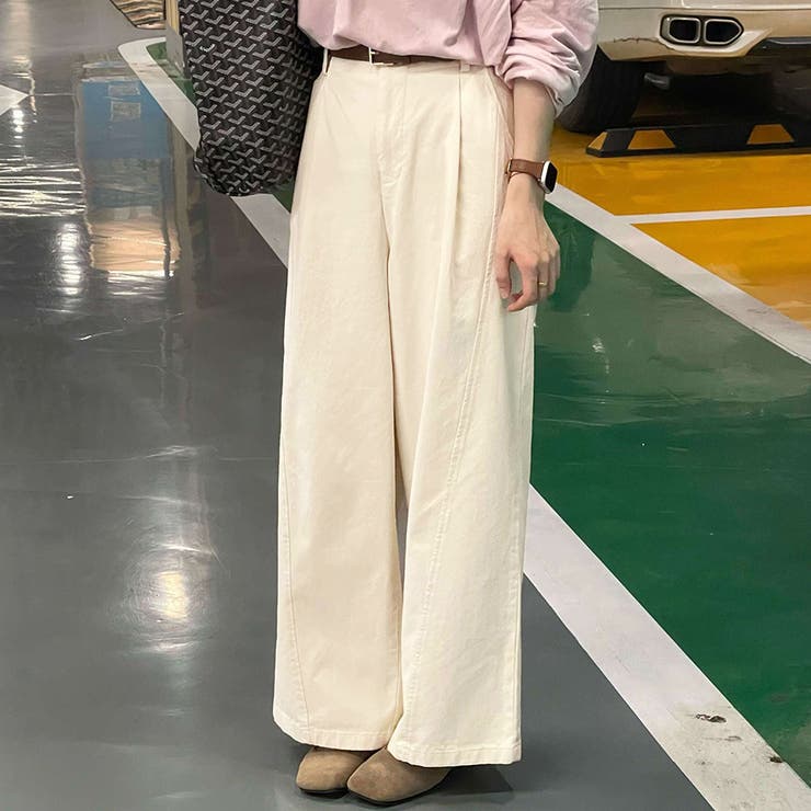 タック入りワイドパンツ | Doux Belle  | 詳細画像5 