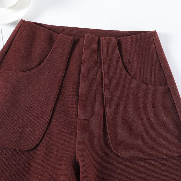 サイドスリット入りワイドパンツ | Doux Belle  | 詳細画像17 