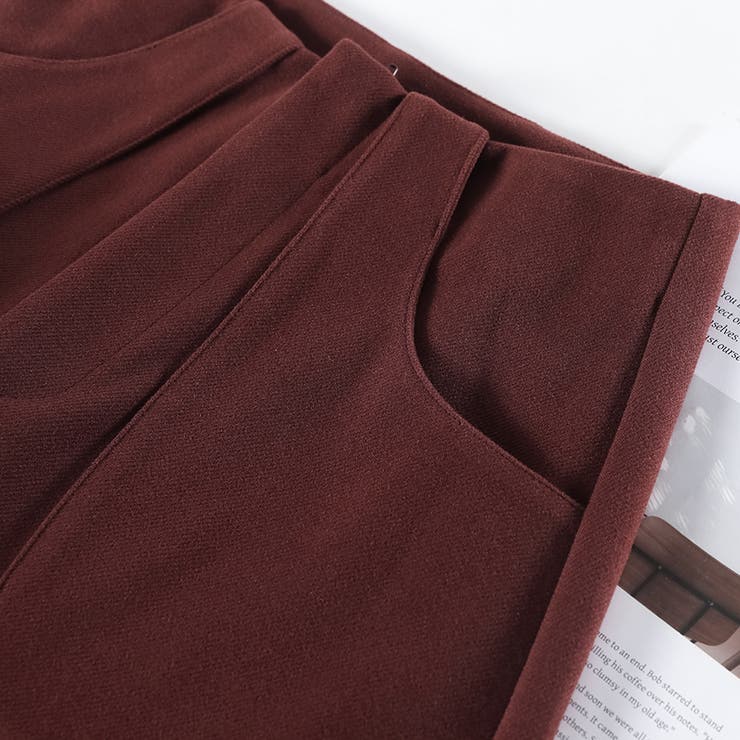 サイドスリット入りワイドパンツ | Doux Belle  | 詳細画像20 