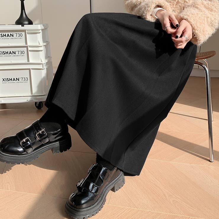 ハイウエストプリーツミディスカート | Doux Belle  | 詳細画像9 