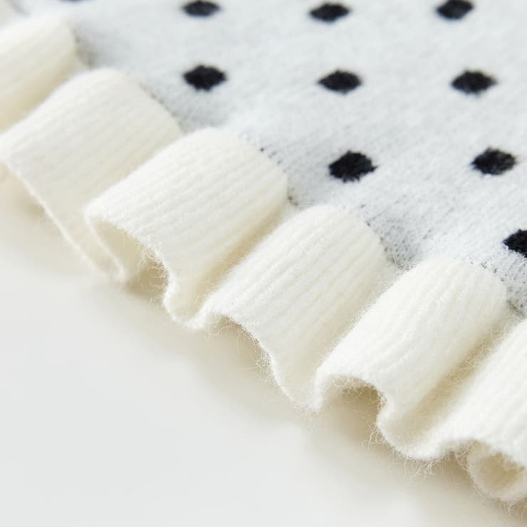 ドット柄フレアニットパンツ | Doux Belle  | 詳細画像17 