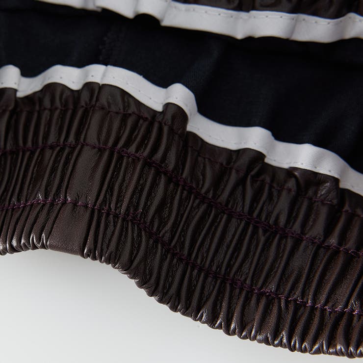 フェイクレザーワイドパンツ | Doux Belle  | 詳細画像16 