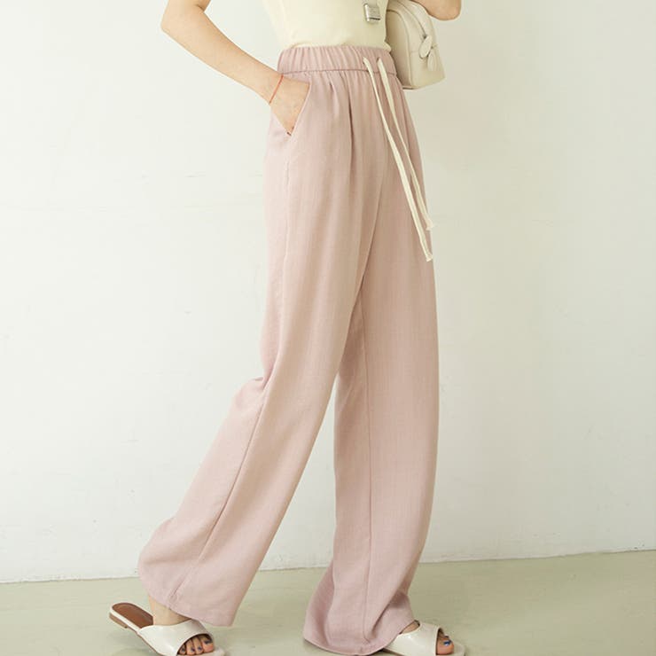 シンプルワイドパンツ レディース パンツ | Doux Belle  | 詳細画像11 