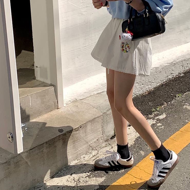 レースアクセントショートパンツ レディース ボトムス | Doux Belle  | 詳細画像10 