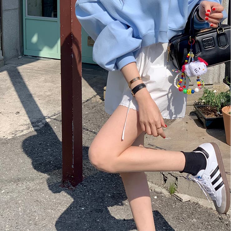 レースアクセントショートパンツ レディース ボトムス | Doux Belle  | 詳細画像9 