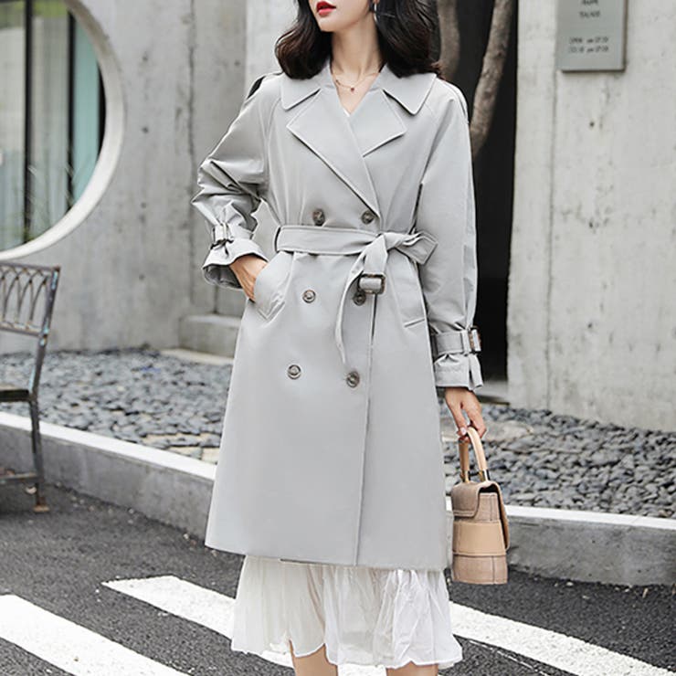 トレンチコート レディース アウター コート スプリングコート 品番 Dblw Doux Belle ドゥーベル のレディース ファッション通販 Shoplist ショップリスト
