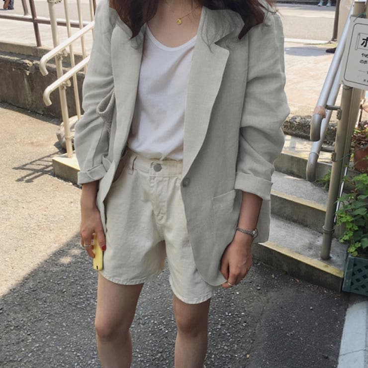 ジャケット 麻混 夏 品番 Dblw Doux Belle ドゥーベル のレディースファッション 通販 Shoplist ショップリスト