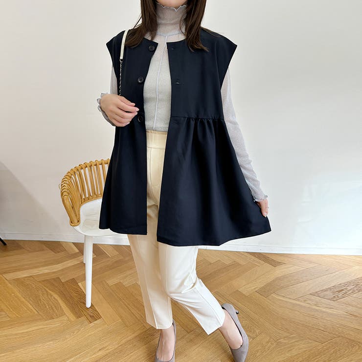 トップス ベスト レディースファッション | Doux Belle  | 詳細画像3 