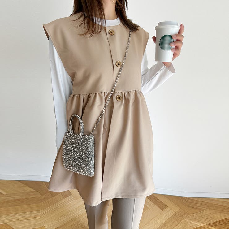 トップス ベスト レディースファッション | Doux Belle  | 詳細画像7 