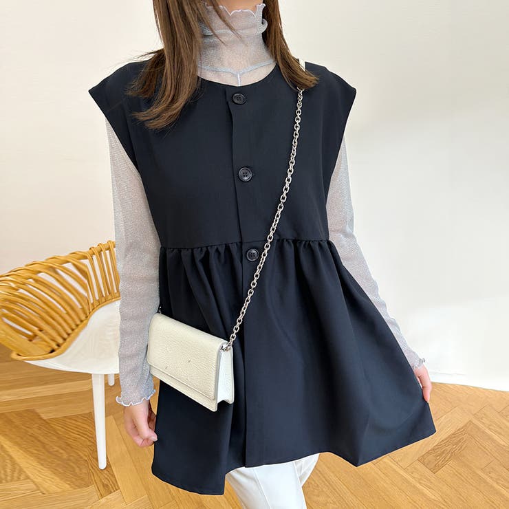 ネイビー | トップス ベスト レディースファッション | Doux Belle 