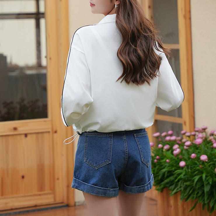 クロップド丈トラックジャケット | Doux Belle  | 詳細画像5 