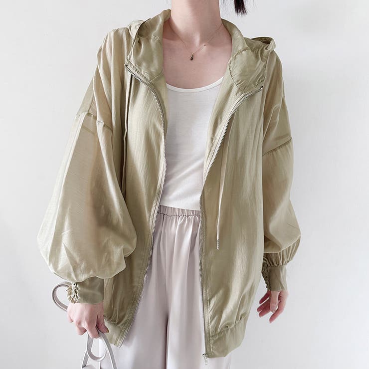 オーバーサイズシアーパーカ | Doux Belle  | 詳細画像1 