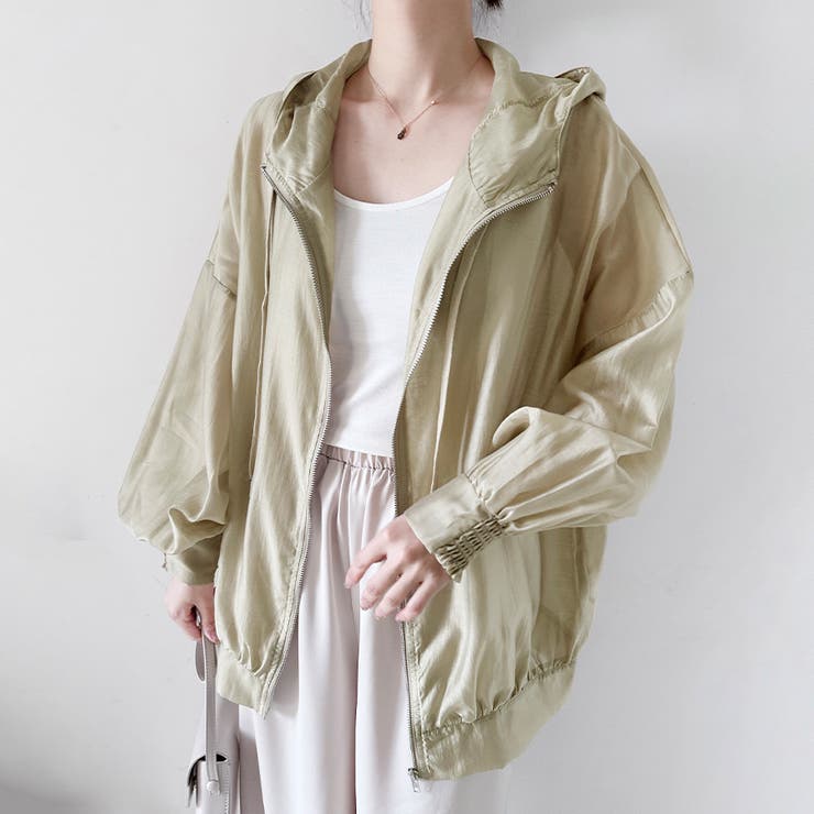 ベージュ | オーバーサイズシアーパーカ | Doux Belle 