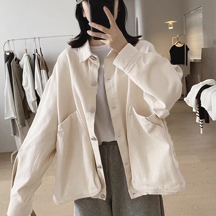 オーバーサイズシャツジャケット | Doux Belle  | 詳細画像6 