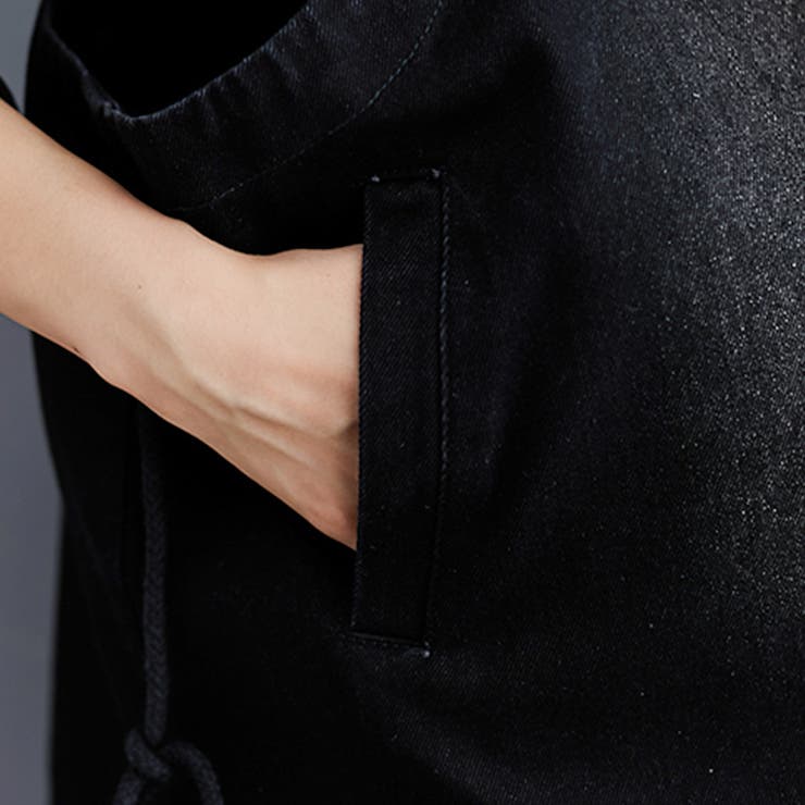 フード付きダブルボタンベスト | Doux Belle  | 詳細画像8 