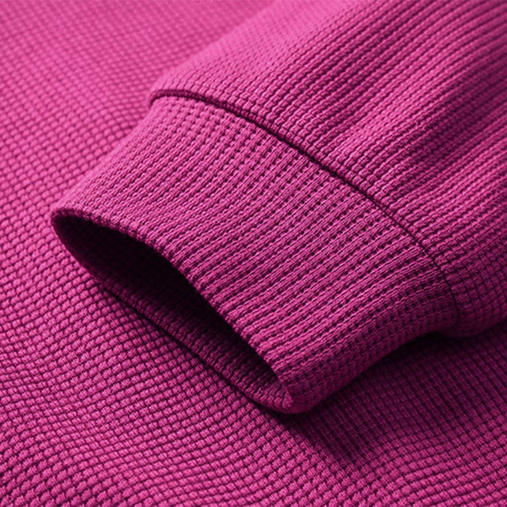 ワッフル素材ハイネックジップアップジャケット | Doux Belle  | 詳細画像19 