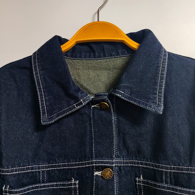 ステッチ入りクラシックデニムジャケット | Doux Belle  | 詳細画像11 