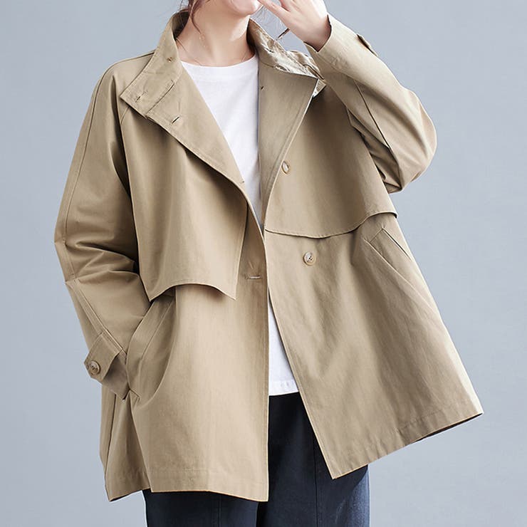 ケープ風デザイントレンチコート | Doux Belle  | 詳細画像1 