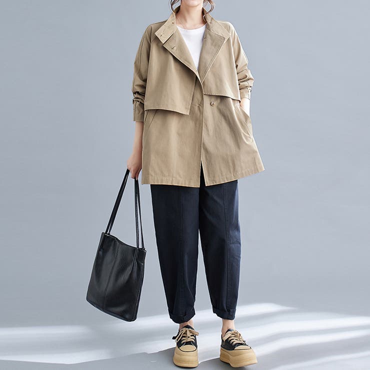 ケープ風デザイントレンチコート | Doux Belle  | 詳細画像4 