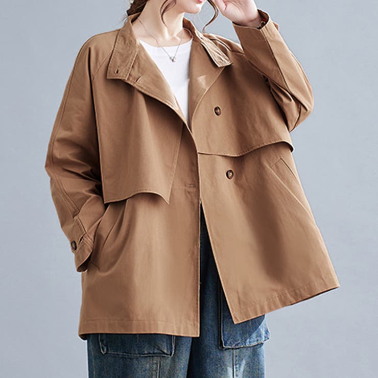 ケープ風デザイントレンチコート | Doux Belle  | 詳細画像7 