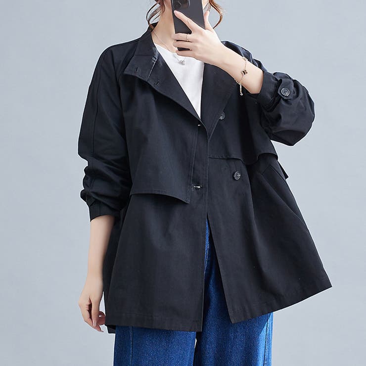 ケープ風デザイントレンチコート | Doux Belle  | 詳細画像9 