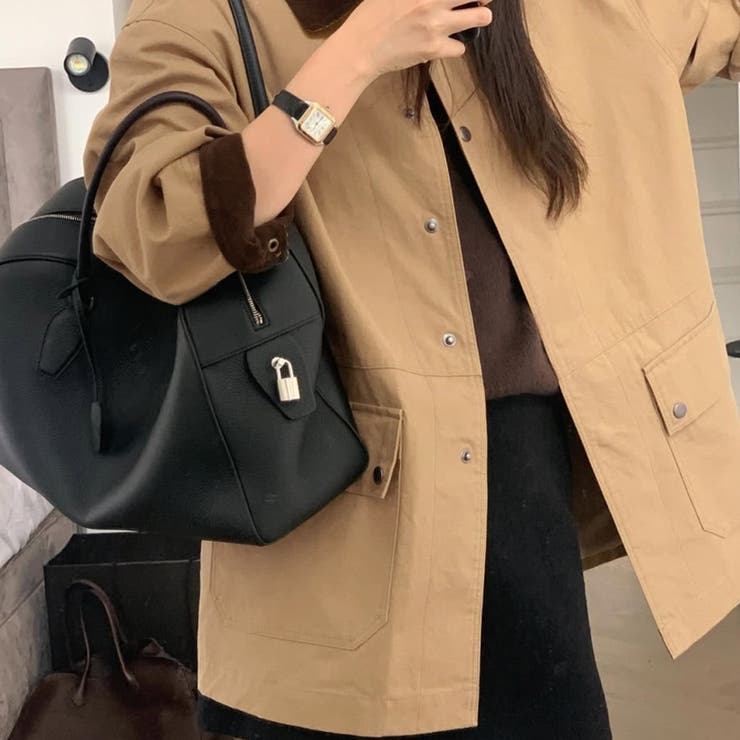 配色ステッチ入りカジュアルジャケット | Doux Belle  | 詳細画像10 