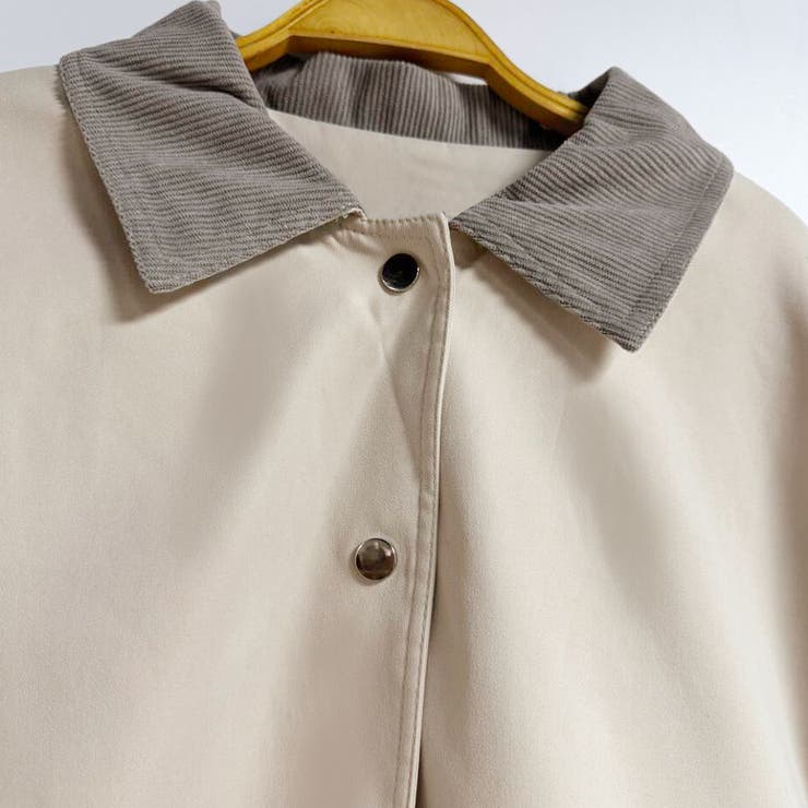 配色ステッチ入りカジュアルジャケット | Doux Belle  | 詳細画像15 