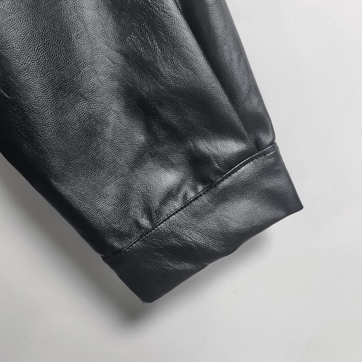 フェイクレザーシャツジャケット | Doux Belle  | 詳細画像12 