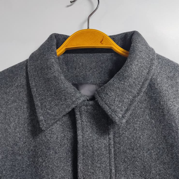 ウール調ワイドカラーショートジャケット | Doux Belle  | 詳細画像18 